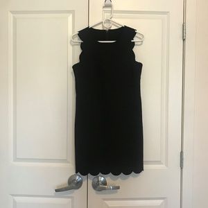 J Crew Scalloped Dress